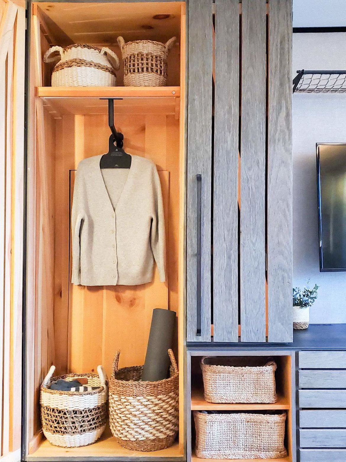 Ula Mesh Basket - Natural - SwagglyLife Home & Fashion